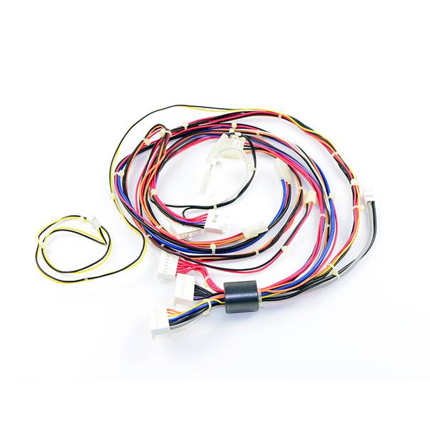 Color Electrical Wiring Harness for Computers;105841-04,Cable Assembly with 1~2~3~4P Connector&Magnet Ferrite