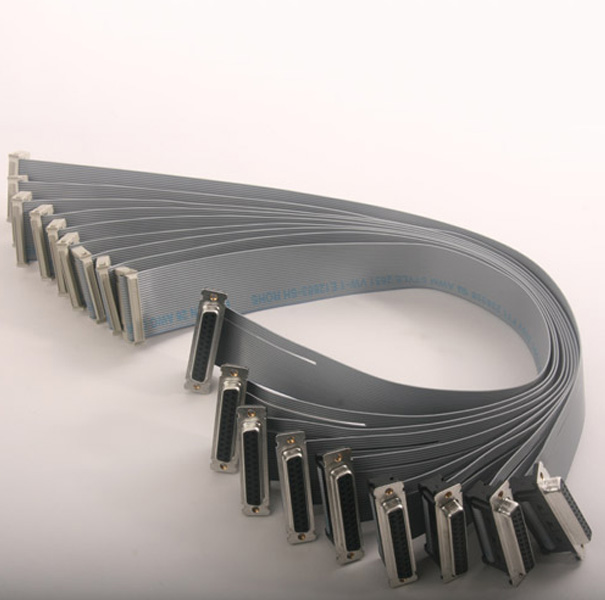 Wire & Cable Harness for Industrial Products;119326-01/04,Flat cable with 25~26P  D-Sub Connector