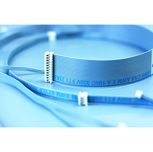 Data & Communications Cable： 350772-01,Flat cable with 12P connector， PITCH 2.54mm
