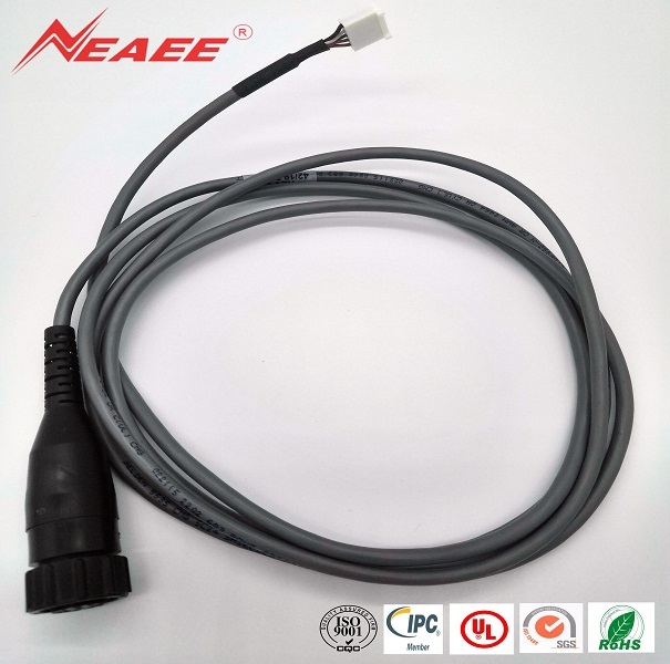 Medical device/transmission：120535-01,Cable assembly with 6P connector,PITCH 2.54mm &8P Plug connector