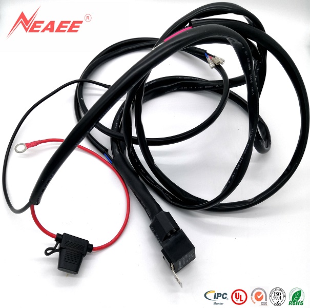  Automotive/data transmission;2-10564-03,Cable Assemby with 5P Connector&Relay&Fuse